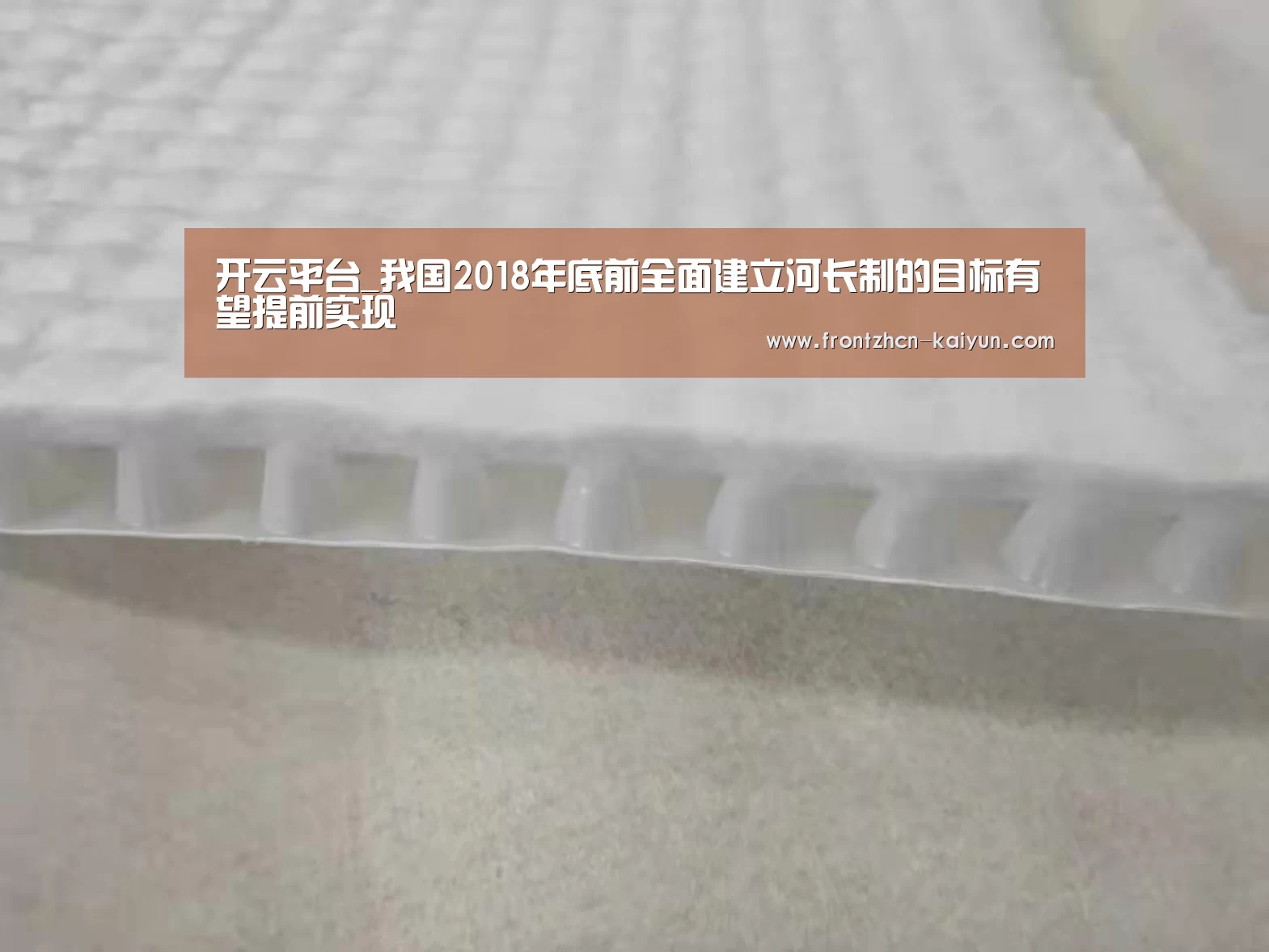 开云平台_我国2018年底前全面建立河长制的目标有望提前实现(图2)